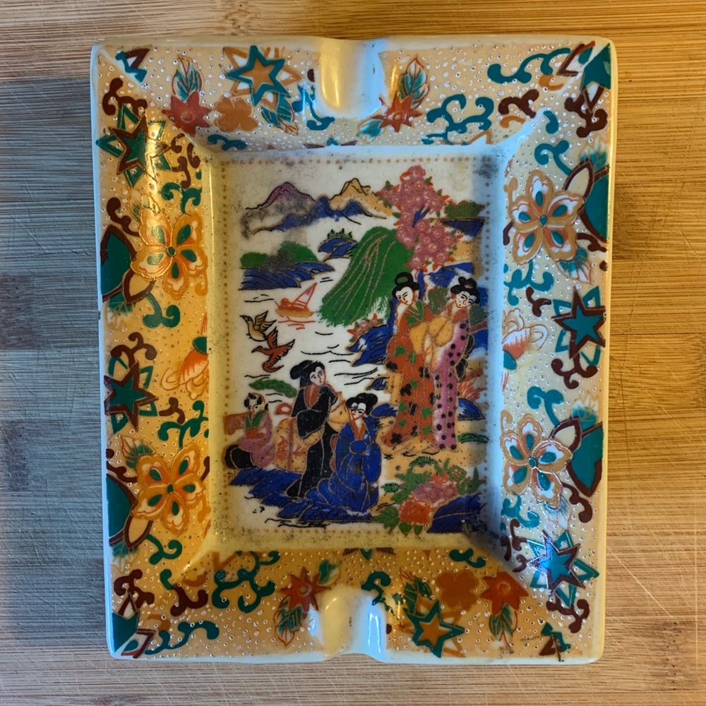 Vintage Japanese Ashtray